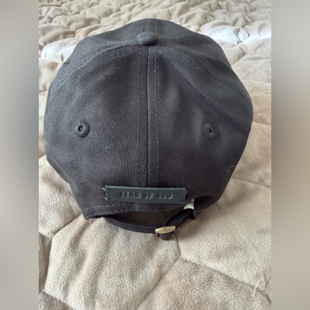 Men's Chicago White Sox New Era x Fear of God Black 9FORTY Adjustable Hat - Picture 6 of 11